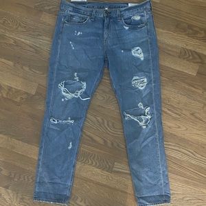 Rag & Bone Distressed Boyfriend Jeans